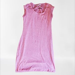 Athleta Charisma drape back pink dress S